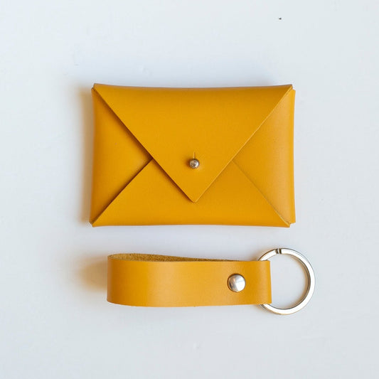 Sobre tarjetero mini de cuero