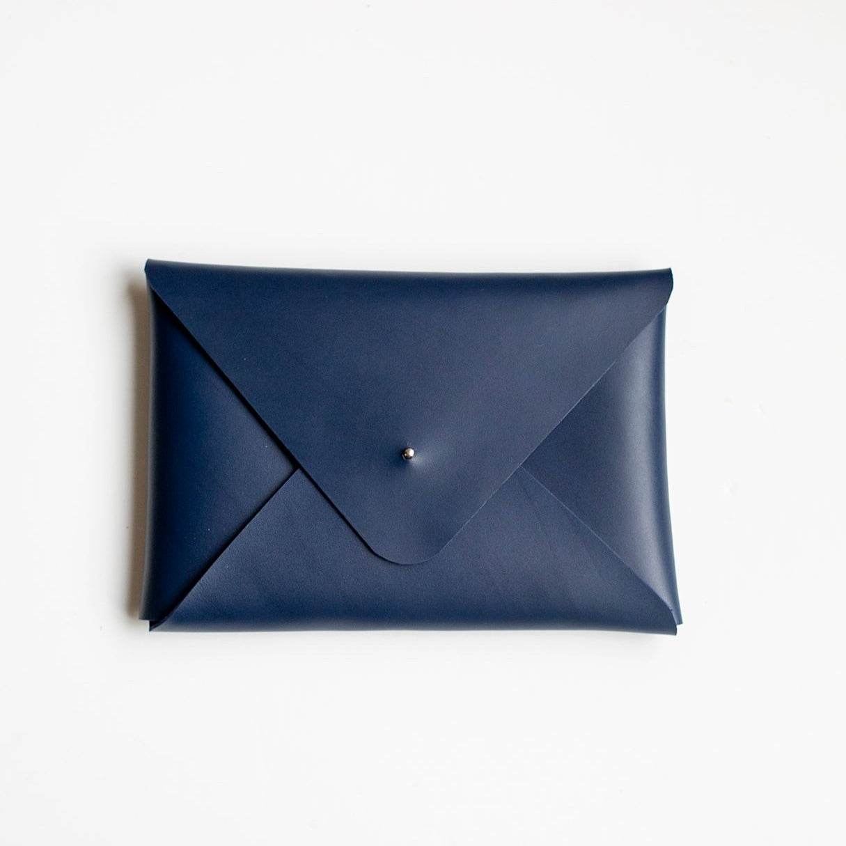 Cartera de mano de cuero