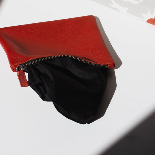 Cartera de cuero caldera