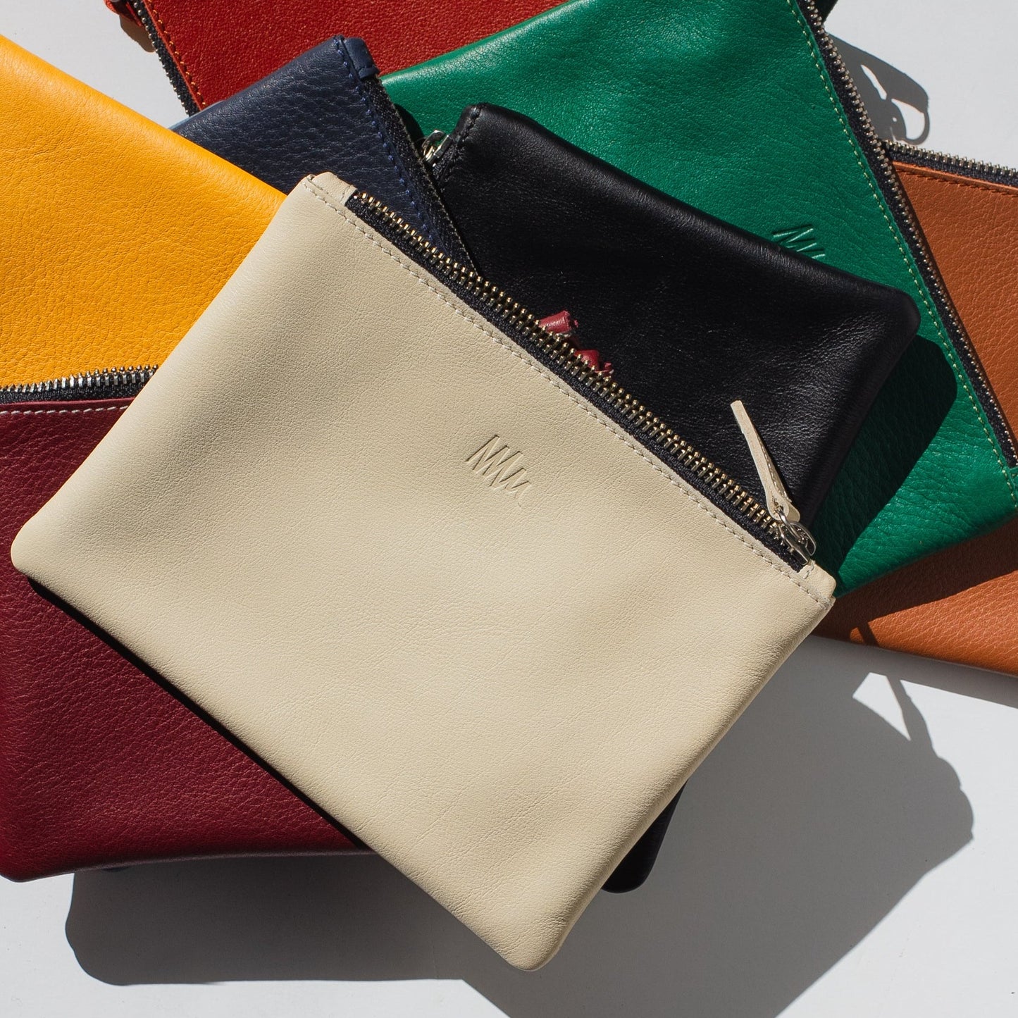 carteras de cuero de múltiples colores