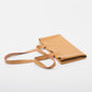 Tote market de cuero camel