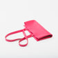 Tote market de cuero rosa